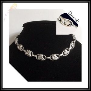 VTG Danecraft- Marked Sterling Silver Choker